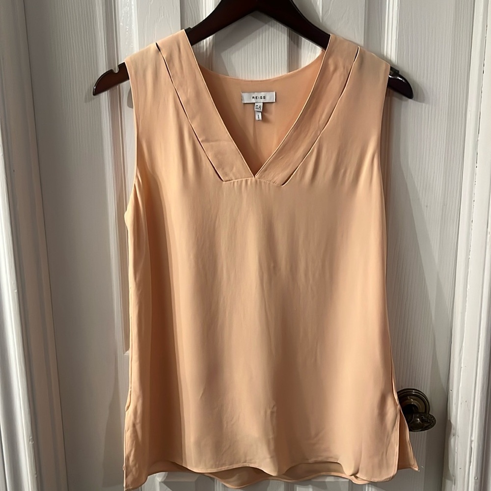 REISS APRICOT BLOUSE SIZE 4